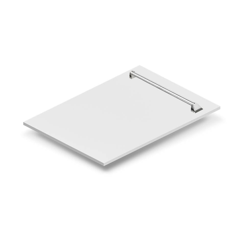 Z-Line - 18'' Dishwasher Panel with Traditional Handle - Matte White