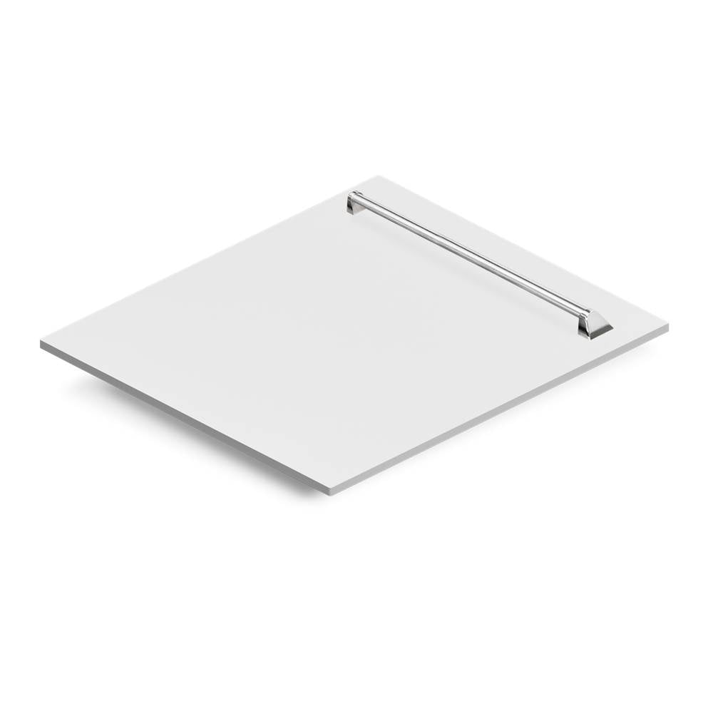Z-Line - 24'' Dishwasher Panel with Traditional Handle - Matte White