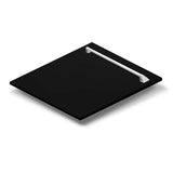 Z-Line - 24'' Tallac Dishwasher Panel in Black Matte with Traditional Handle - Matte Black