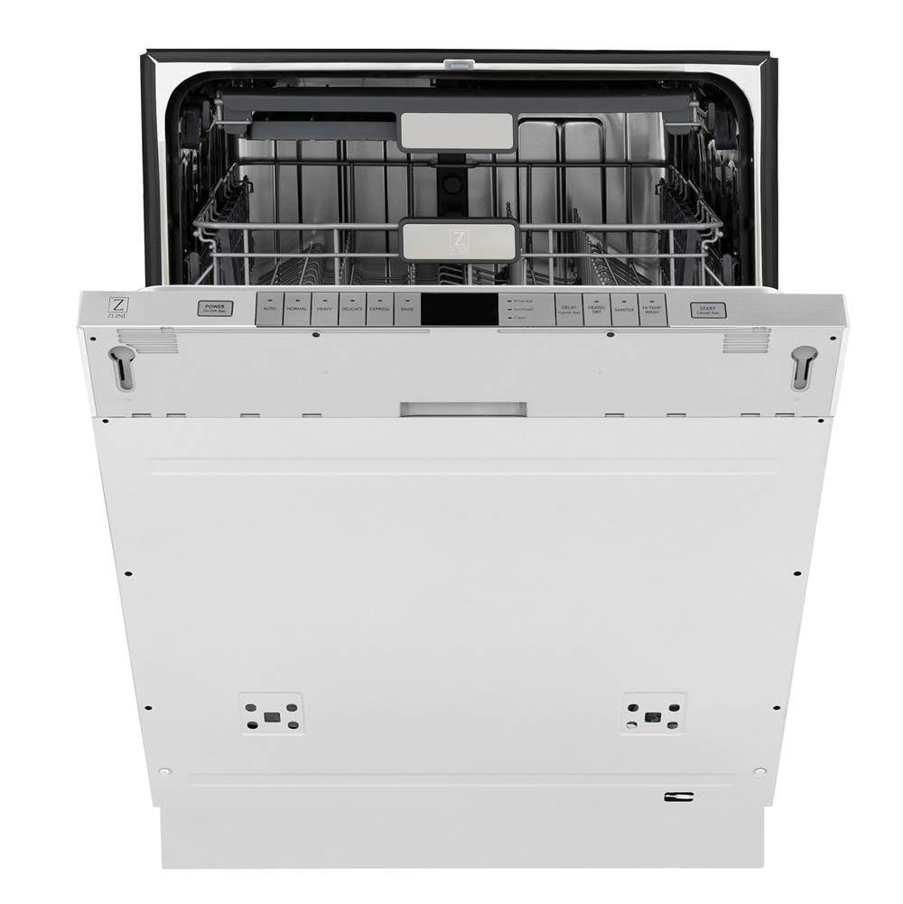 Z-Line - 24'' Monument Series 3rd Rack Top Touch Control Dishwasher in Stainless Steel with Stainless Steel Tub, 45dBa - Stainless Steel