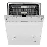 Z-Line - 24'' Monument Series 3rd Rack Top Touch Control Dishwasher in Stainless Steel with Stainless Steel Tub, 45dBa - Stainless Steel