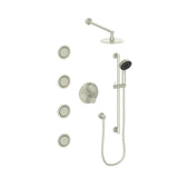 Z-Line - Emerald Bay Thermostatic Shower System in Brushed Nickel - Brushed Nickel