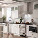 24'' 2.8 cu. ft. Induction Range with a 3 Element Stove and Electric Oven in Stainless Steel