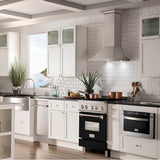24'' 2.8 cu. ft. Induction Range with a 3 Element Stove and Electric Oven in Black Matte