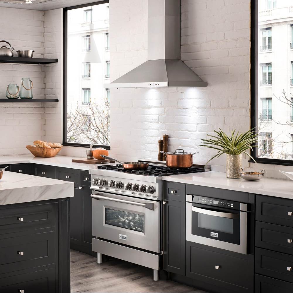 Wall Mount Range Hood in Stainless Steel (KB)