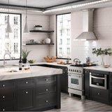 24'' 2.8 cu. ft. Dual Fuel Range with Gas Stove and Electric Oven in Fingerprint Resistant Stainless Steel