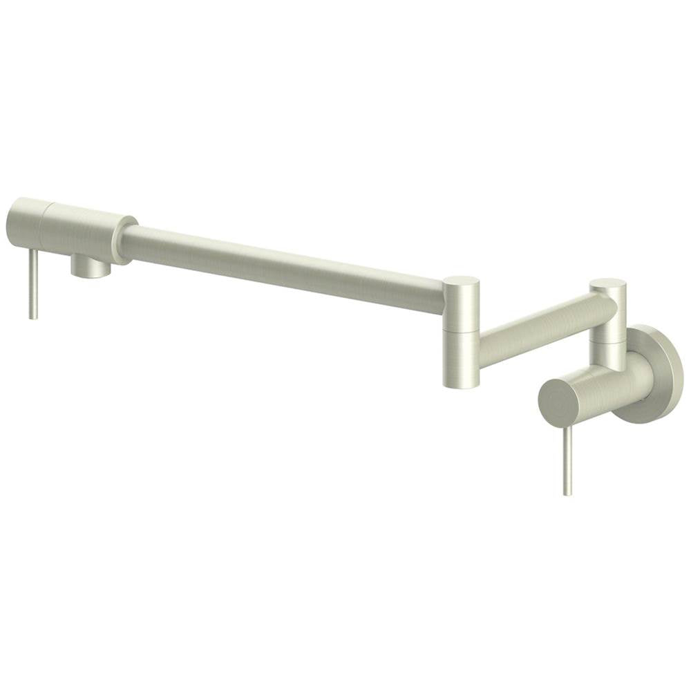 Z-Line - Gemini Pot Filler in Brushed Nickel - Brushed Nickel