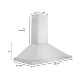 Wall Mount Range Hood in Stainless Steel (KB)