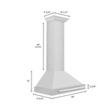 30'' Stainless Steel Range Hood with Stainless Steel Handle