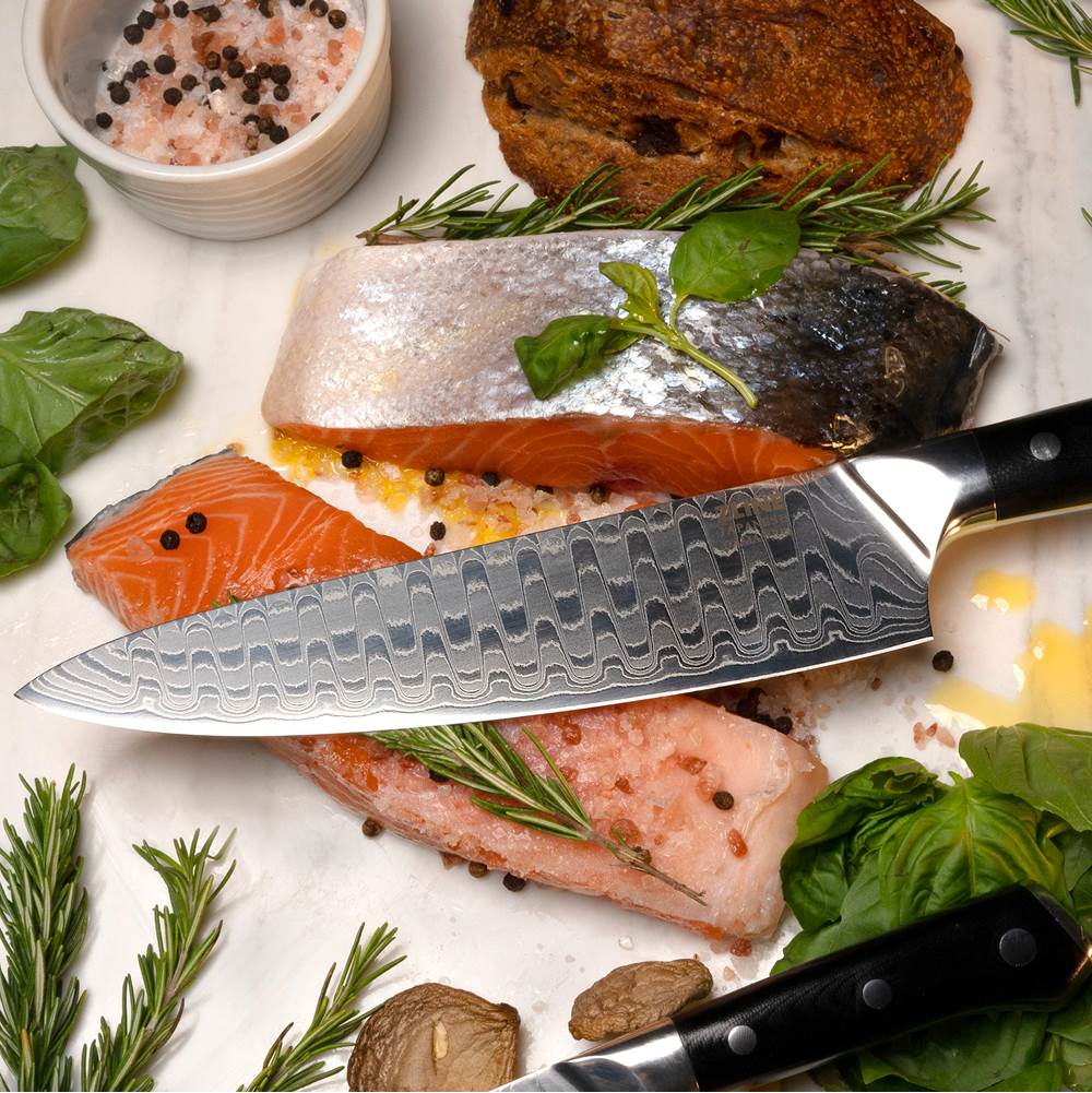 8'' Professional Damascus Steel Chef's Knife
