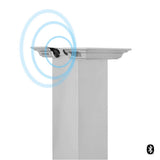 Stainless Steel KE2i With Built in CrownSound Bluetooth Speakers