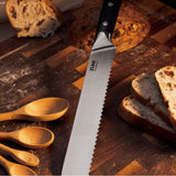 15-Piece Professional German Steel Kitchen Knife Block Set