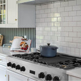 Autograph Edition 48'' Porcelain Rangetop with 7 Gas Burners in DuraSnow Stainless Steel and Champagne Bronze Accents