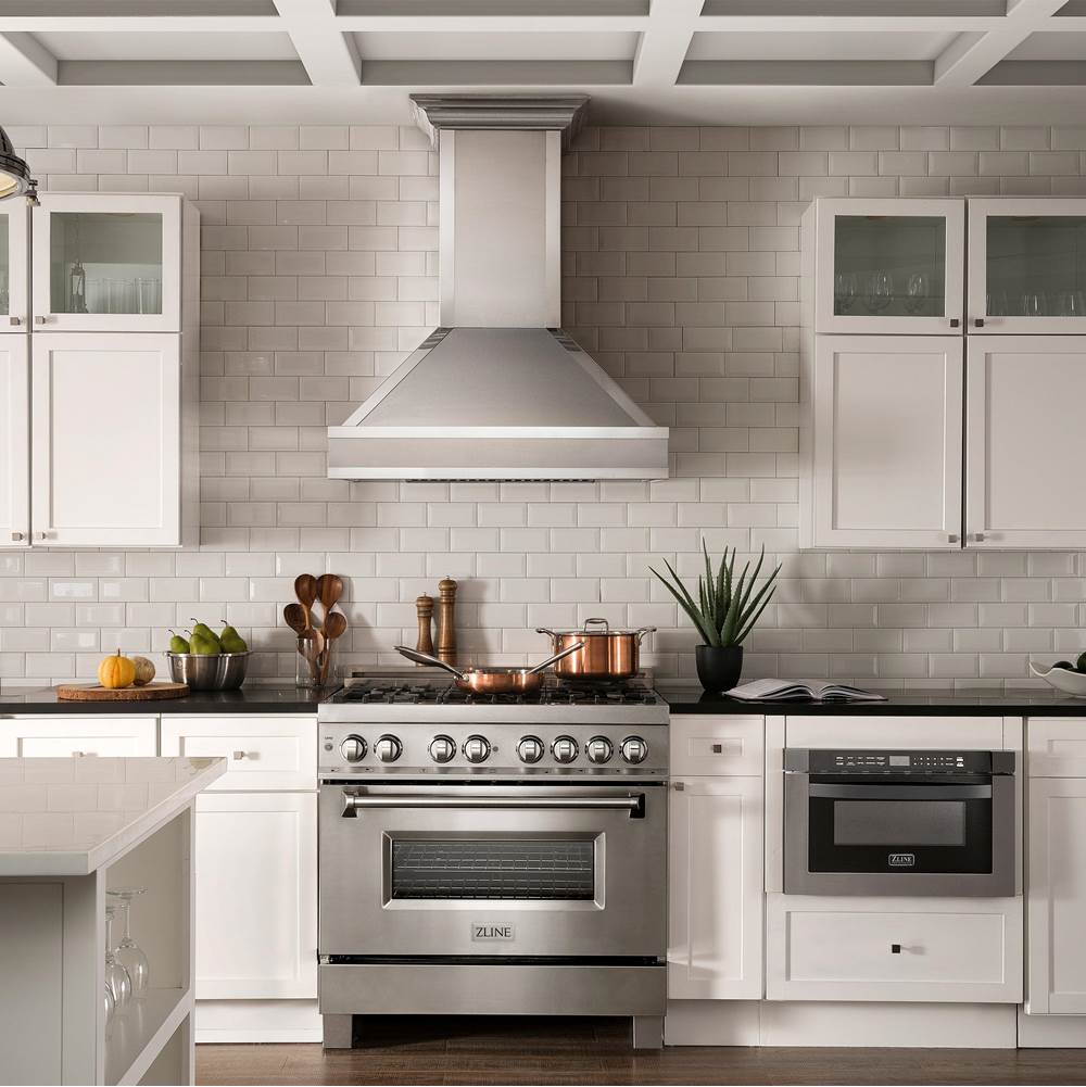 DuraSnow Mirrored Wall Range Hood 655MR
