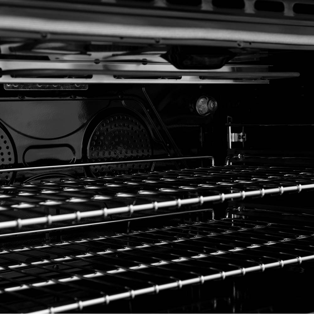 36'' 4.6 cu. ft. Induction Range with a 4 Element Stove and Electric Oven in Black Matte