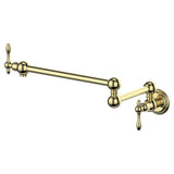 Z-Line - Rembrandt Pot Filler in Polished Gold - Polished Gold