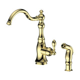 Z-Line - Rembrandt Kitchen Faucet in Polished Gold - Polished Gold