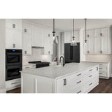 36'' 22.5 cu. ft Freestanding French Door Refrigerator with Ice Maker in Fingerprint Resistant Black Stainless Steel
