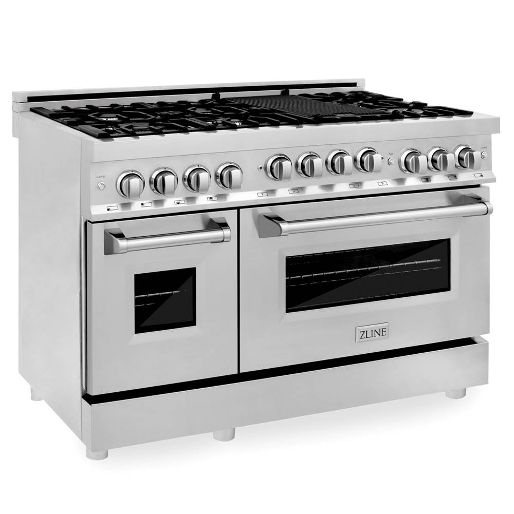 48'' 6.0 cu.' Range with Gas Stove and Gas Oven in Stainless Steel