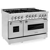 48'' 6.0 cu.' Range with Gas Stove and Gas Oven in Stainless Steel