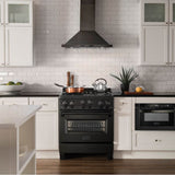 Range with Gas Stove and Gas Oven