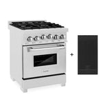 Z-Line - 24'' 2.8 cu. ft. Gas Oven and Gas Cooktop Range with Griddle in Fingerprint Resistant Stainless Steel