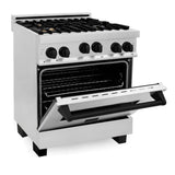 Autograph Edition 30'' 4.0 cu.' Range with Gas Stove and Gas Oven in Stainless Steel with Champagne Bronze Accents