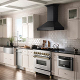 Autograph Edition 36'' 4.6 cu.' Range with Gas Stove and Gas Oven in Stainless Steel with Champagne Bronze Accents