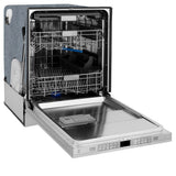 24'' Monument Series 3rd Rack Top Touch Control Dishwasher in Custom Panel Ready with Stainless Steel Tub, 45dBa