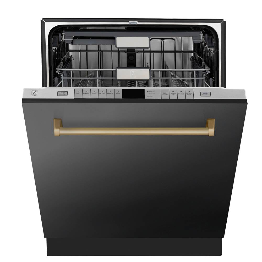 Autograph Edition 24'' 3rd Rack Top Touch Control Tall Tub Dishwasher in Stainless Steel with Champagne Bronze Handle, 51dBa