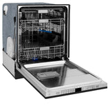 Autograph Edition 24'' 3rd Rack Top Touch Control Tall Tub Dishwasher in Stainless Steel with Champagne Bronze Handle, 51dBa