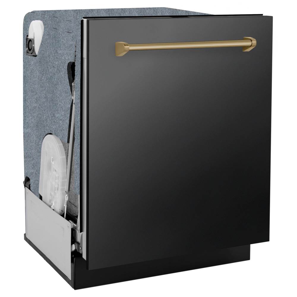 Autograph Edition 24'' 3rd Rack Top Touch Control Tall Tub Dishwasher in Stainless Steel with Champagne Bronze Handle, 51dBa
