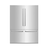 Z-Line - 60'' 32.2 cu. ft. Built-In 4-Door French Door Refrigerator with Internal Water and Ice Dispenser in Stainless Steel - Stainless Steel