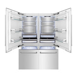 60'' 32.2 cu. ft. Built-In 4-Door French Door Refrigerator with Internal Water and Ice Dispenser in Stainless Steel