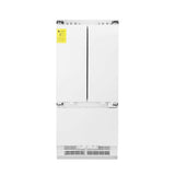 Z-Line - 36'' 19.6 cu. Ft. Panel Ready Built-In 3-Door French Door Refrigerator with Internal Water and Ice Dispenser - Stainless Steel