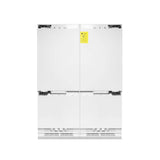 Z-Line - 60'' 32.2 cu. Ft. Panel Ready Built-In 4-Door French Door Refrigerator with Internal Water and Ice Dispenser - Stainless Steel