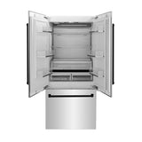 36 Autograph Edition 19.6 cu. ft. Built-in 2-Door Bottom Freezer Refrigerator with Internal Water and Ice Dispenser in Stainless Steel with Champagne Bronze Accents