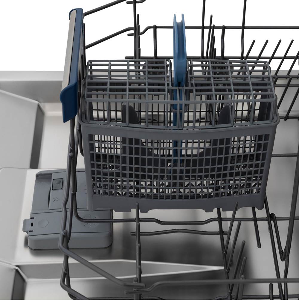 Autograph Edition 18 Compact 3rd Rack Top Control Dishwasher in Stainless Steel with Gold Handle, 51dBa