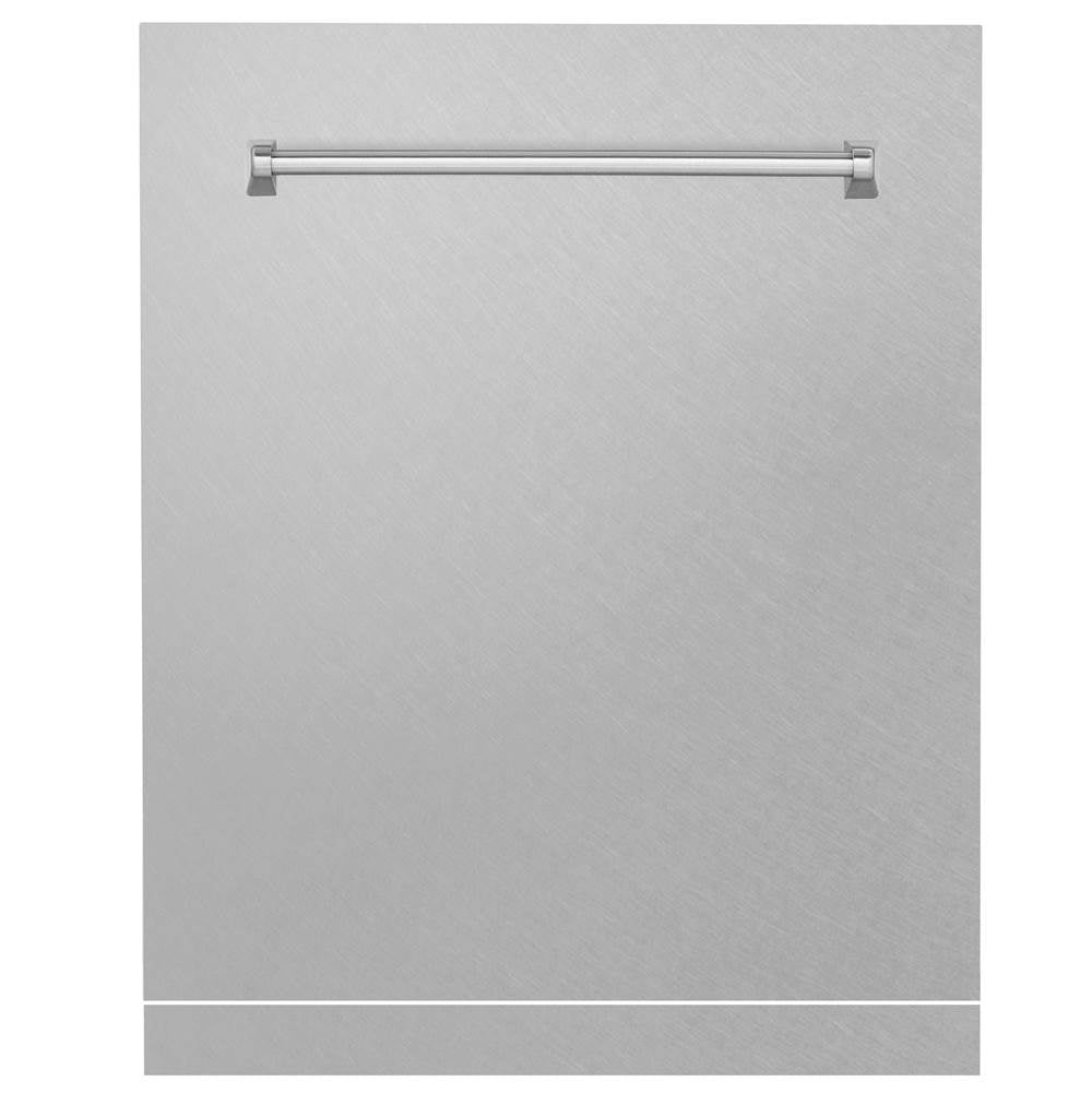 24'' Monument Dishwasher Panel in Stainless Steel with Traditional Handle