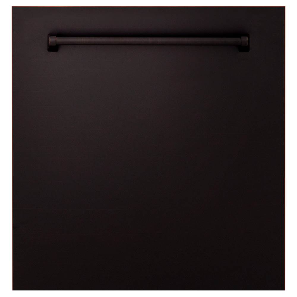Z-Line - 24'' Monument Dishwasher Panel in Oil Rubbed Bronze with Traditional Handle - Oil Rubbed Bronze