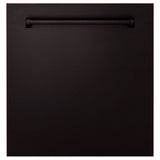 Z-Line - 24'' Monument Dishwasher Panel in Oil Rubbed Bronze with Traditional Handle - Oil Rubbed Bronze