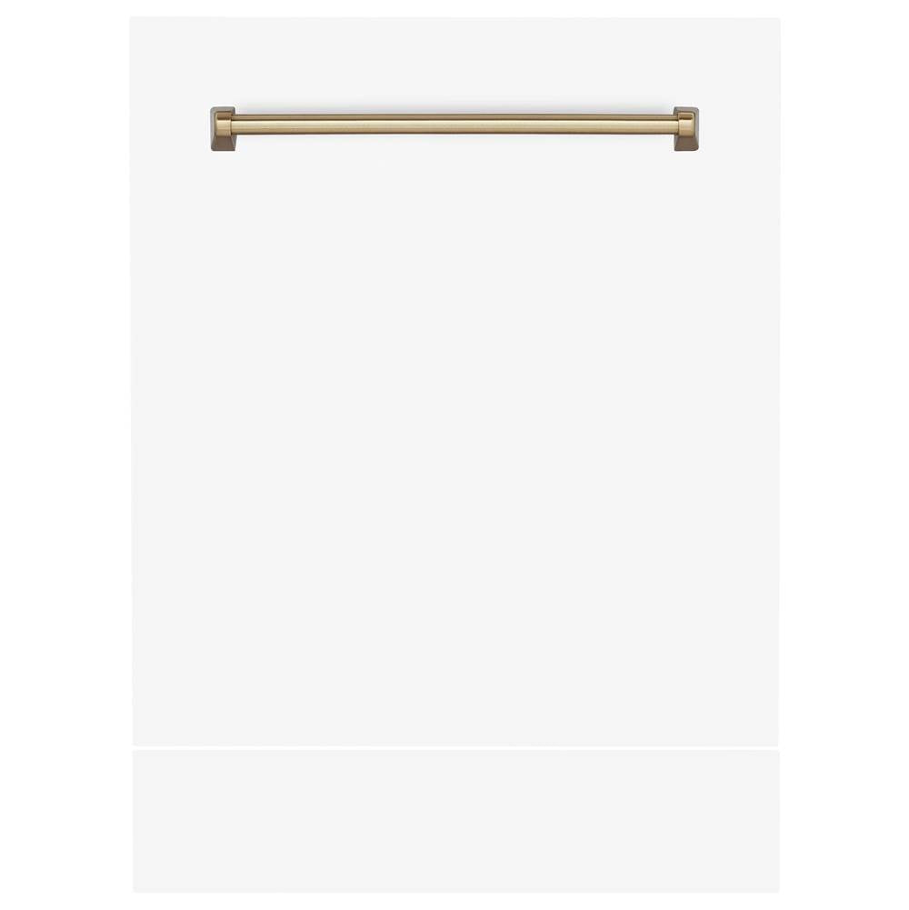 24'' Autograph Edition Tallac Dishwasher Panel in Stainless Steel with Champagne Bronze Handle