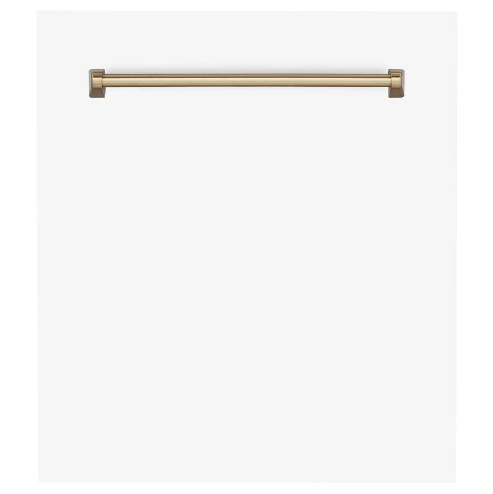 24'' Autograph Edition Tallac Dishwasher Panel in Stainless Steel with Champagne Bronze Handle