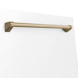 18'' Autograph Edition Tallac Dishwasher Panel in Stainless Steel with Champagne Bronze Handle