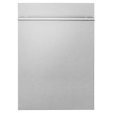 Z-Line - 18'' Top Control Dishwasher in DuraSnow Finished Stainless Steel with Stainless Steel Tub and Modern Style Handle - DuraSnow Stainless Steel