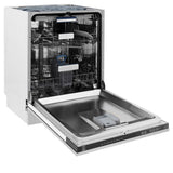 30'' Kitchen Package with Stainless Steel Dual Fuel Range, Range Hood, Microwave Drawer and Tall Tub Dishwasher