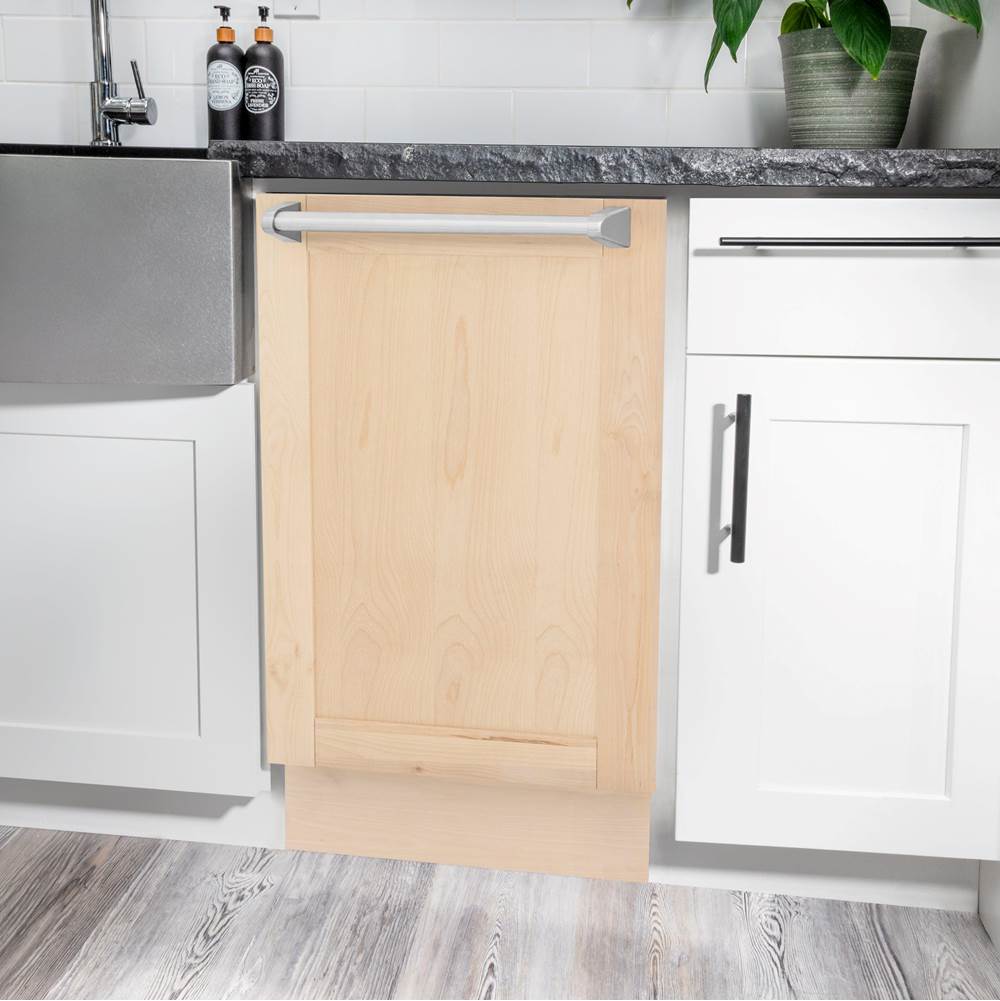 18'' Tallac Series 3rd Rack Top Control Dishwasher in Unfinished Wood and Traditonal Handle, 51dBa