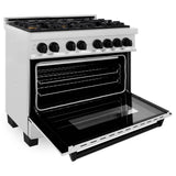 Autograph Edition 36'' 4.6 cu.' Dual Fuel Range with Gas Stove and Electric Oven in DuraSnow Stainless Steel with Champagne Bronze Accents