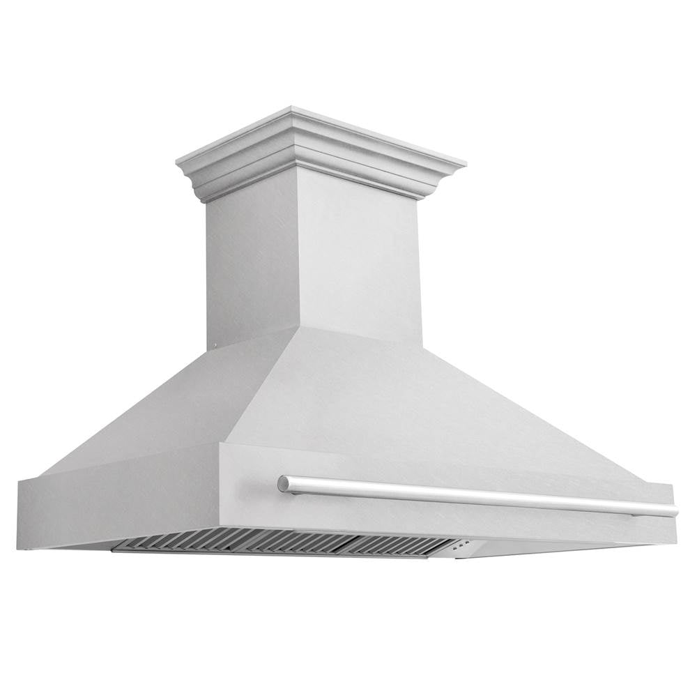 Z-Line - 48'' DuraSnow Stainless Steel Range Hood with DuraSnow Shell (8654SNX-48) - DuraSnowÂ® Stainless Steel