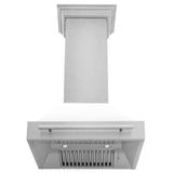 30'' DuraSnow Stainless Steel Range Hood with White Matte Shell (8654SNX-WM30)